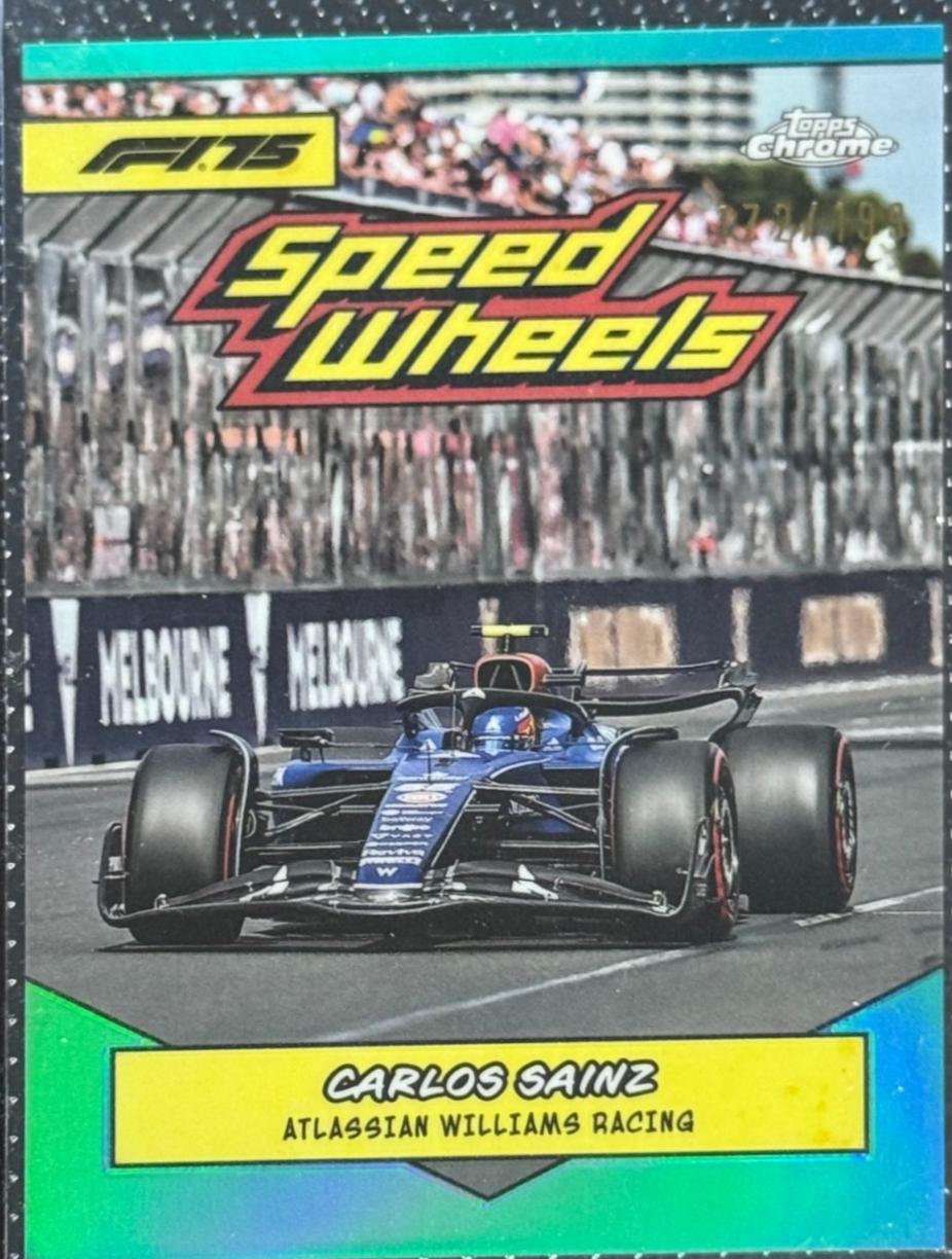 Carlos Sainz [Aqua Refractor] #75-WR