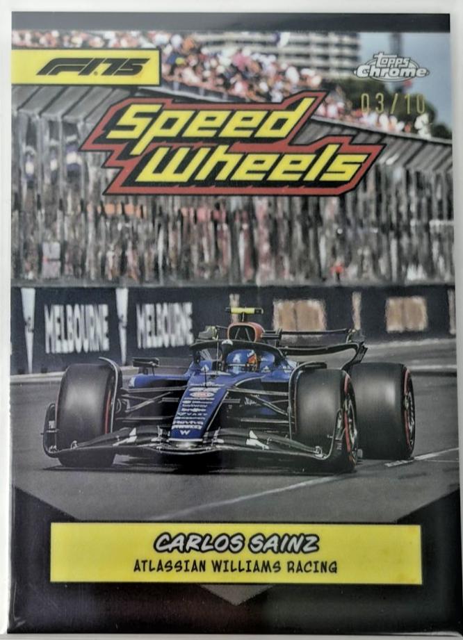 Carlos Sainz [Black Refractor] #75-WR