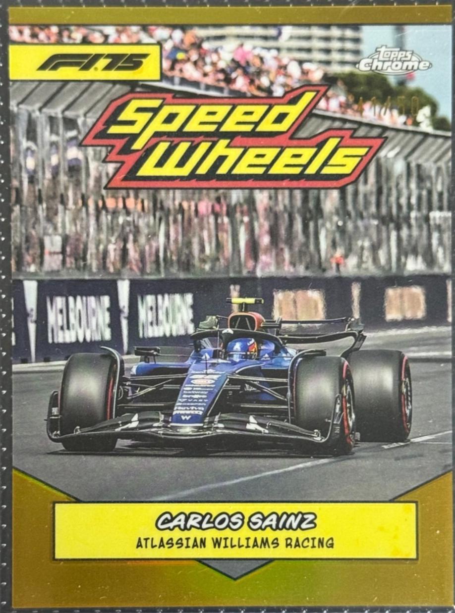 Carlos Sainz [Gold Refractor] #75-WR