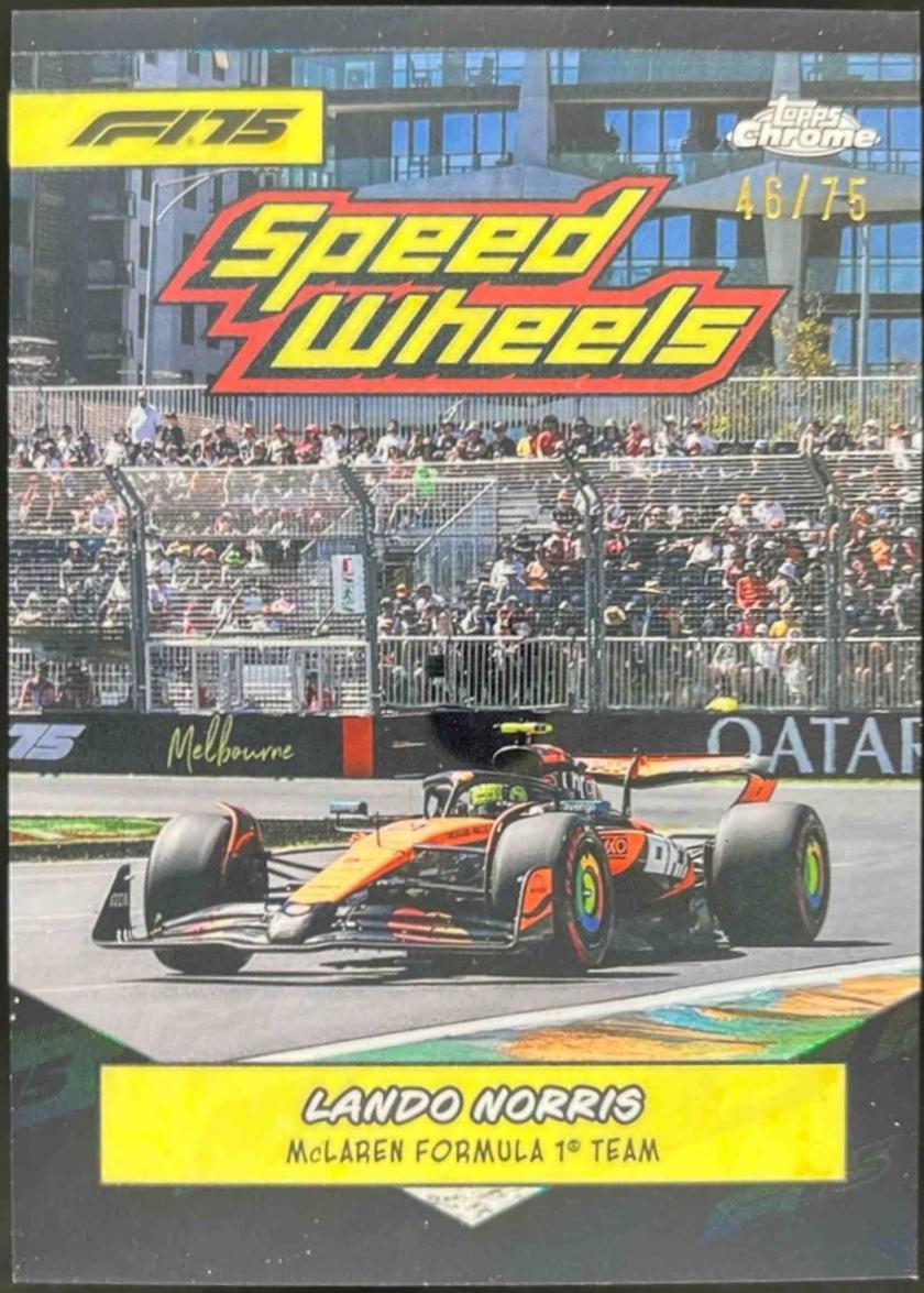 Lando Norris [75th Anniversary Refractor] #75-MCL