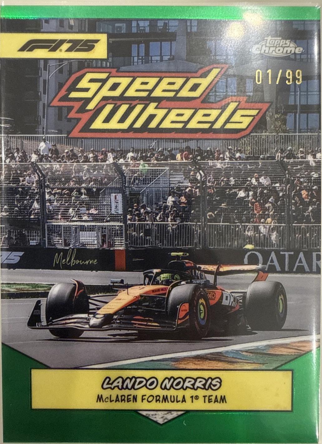 Lando Norris [Green Refractor] #75-MCL