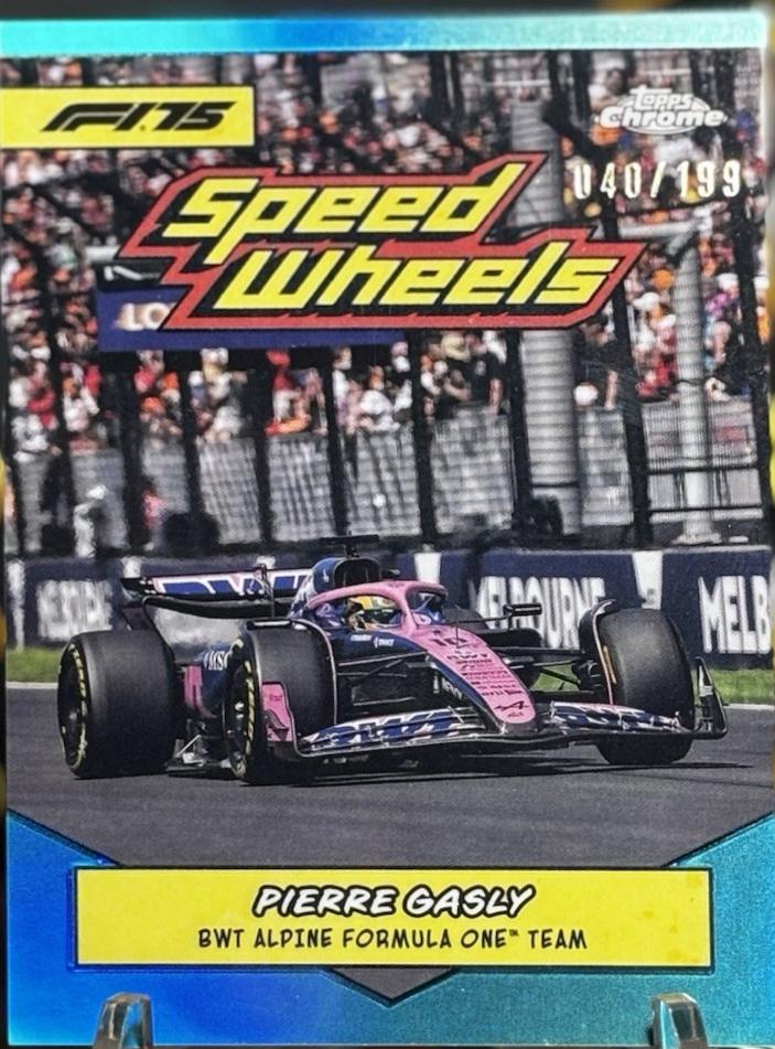 Pierre Gasly [Aqua Refractor] #75-ALP