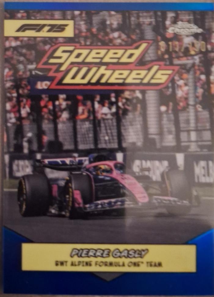 Pierre Gasly [Blue Refractor] #75-ALP