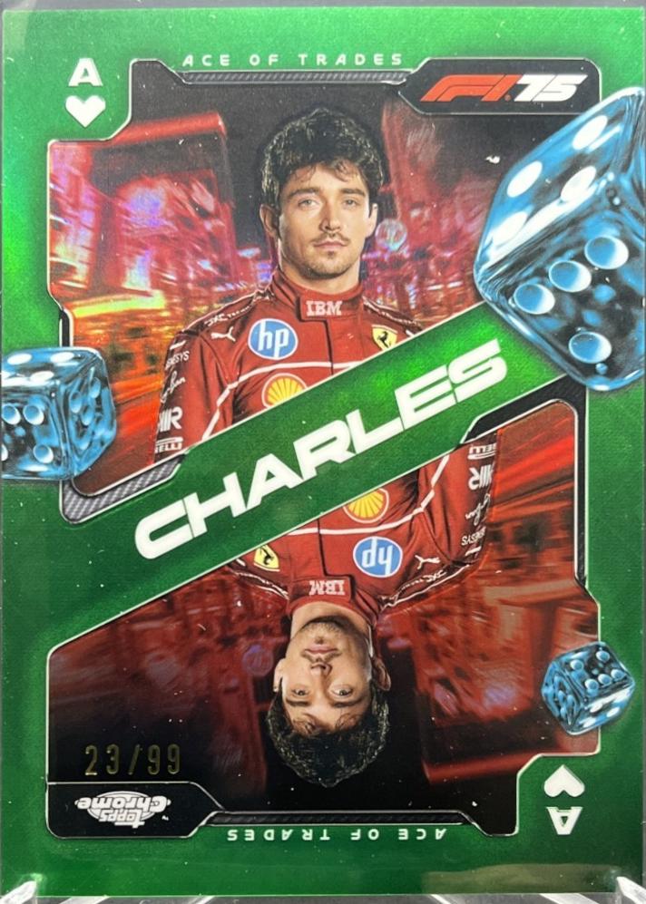 Charles Leclerc [Green Refractor] #SCA-2