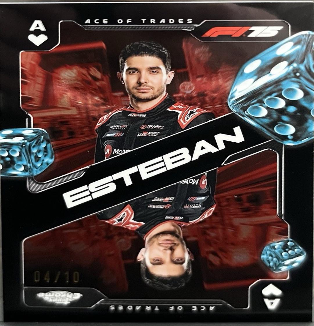 Esteban Ocon [Black Refractor] #SCA-8