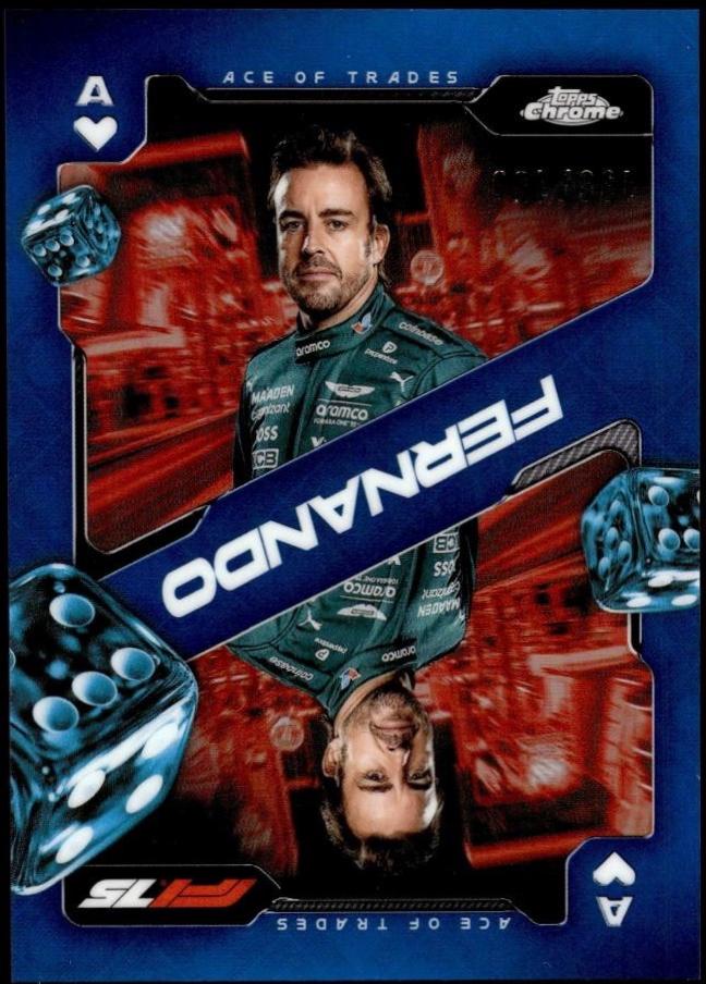 Fernando Alonso [Blue Refractor] #SCA-6