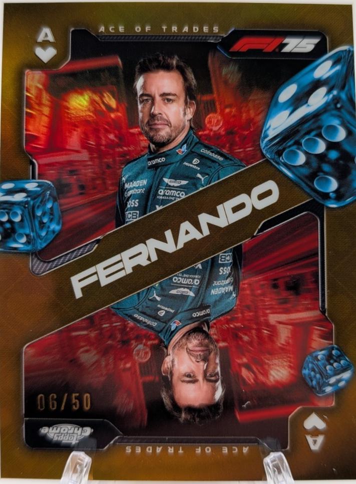 Fernando Alonso [Gold Refractor] #SCA-6