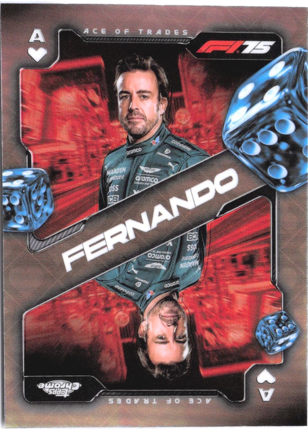 Fernando Alonso [Orange Refractor] #SCA-6