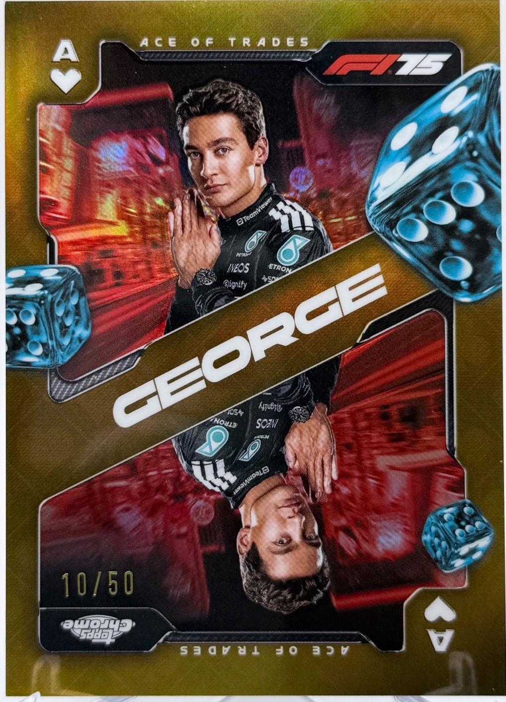 George Russell [Gold Refractor] #SCA-1