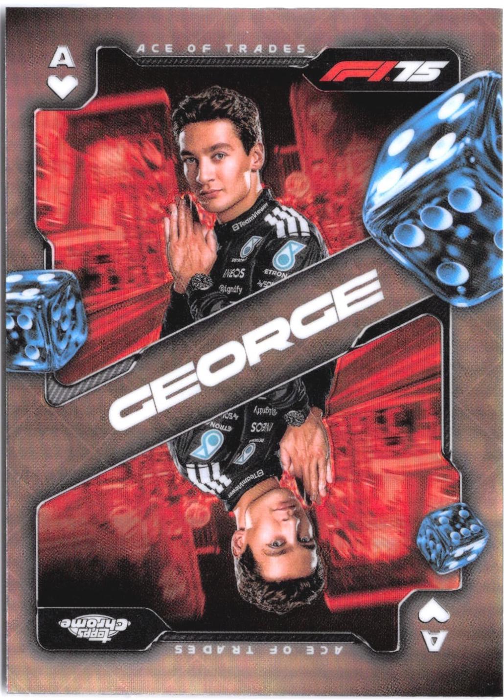 George Russell [Orange Refractor] #SCA-1