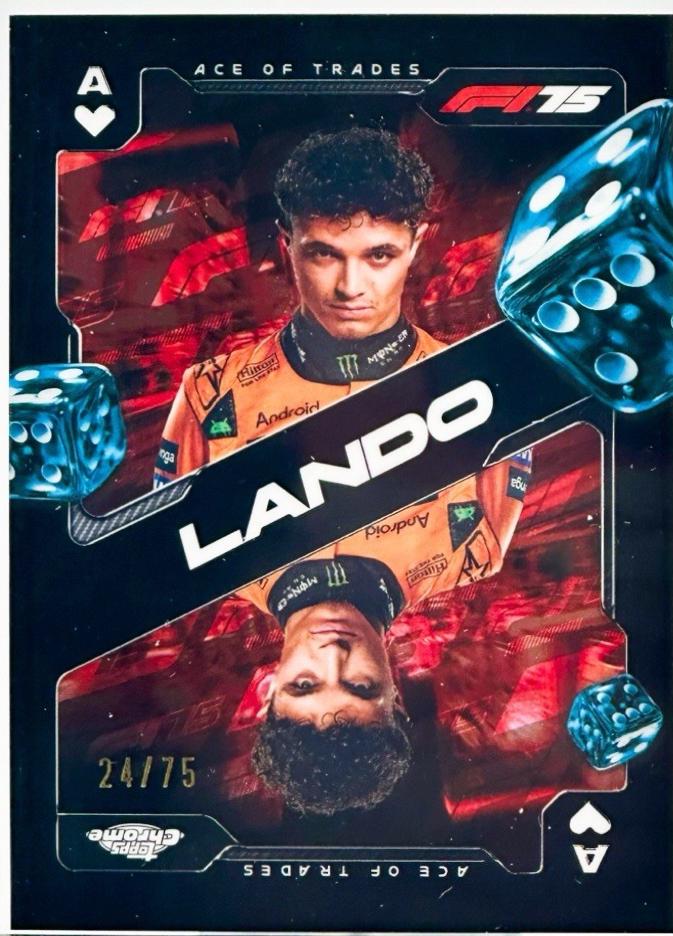 Lando Norris [75th Anniversary Refractor] #SCA-4