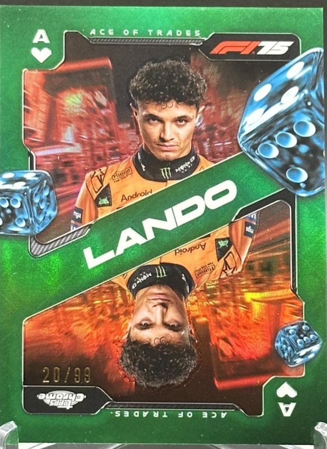 Lando Norris [Green Refractor] #SCA-4