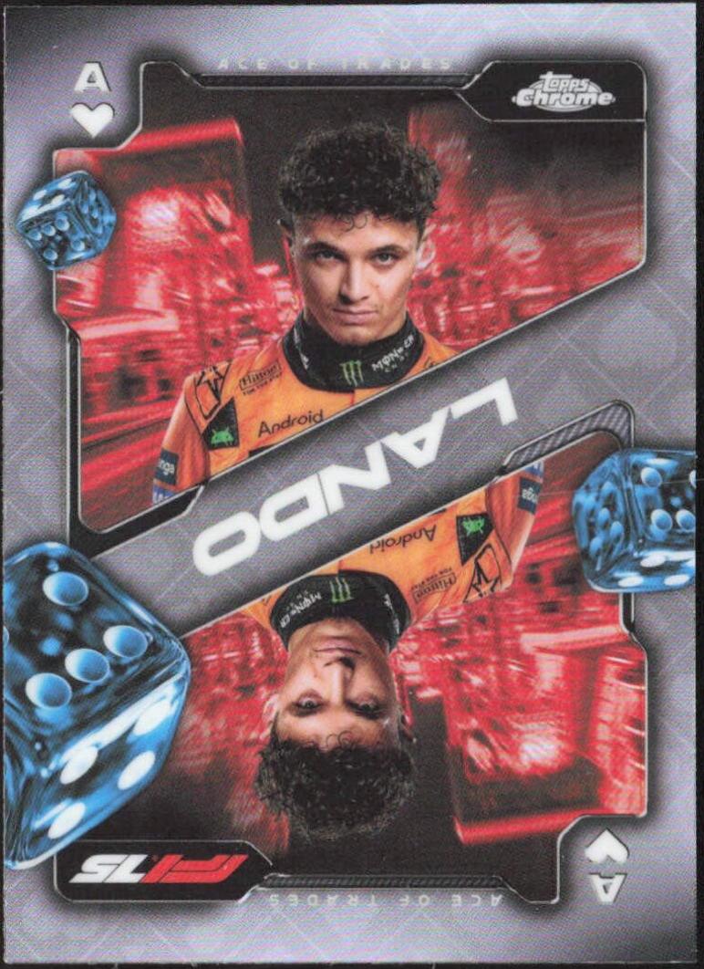 Lando Norris [Orange Refractor] #SCA-4