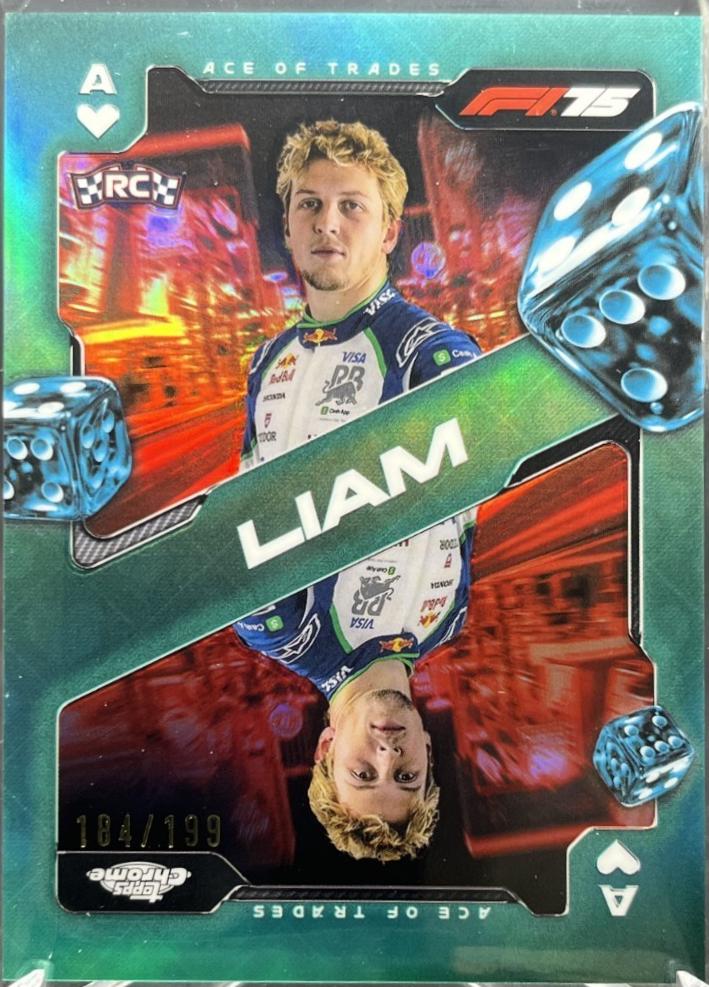 Liam Lawson [Aqua Refractor] #SCA-5