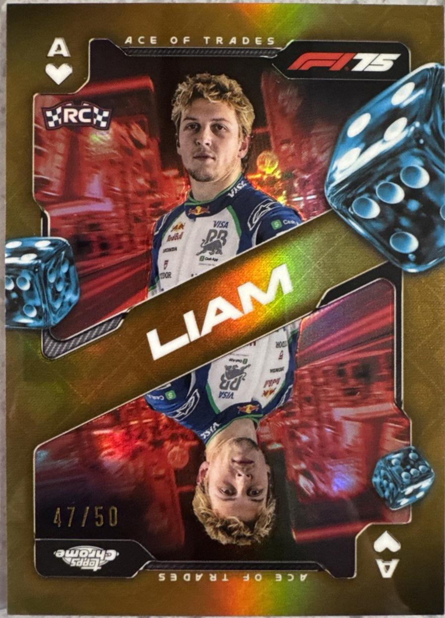 Liam Lawson [Gold Refractor] #SCA-5