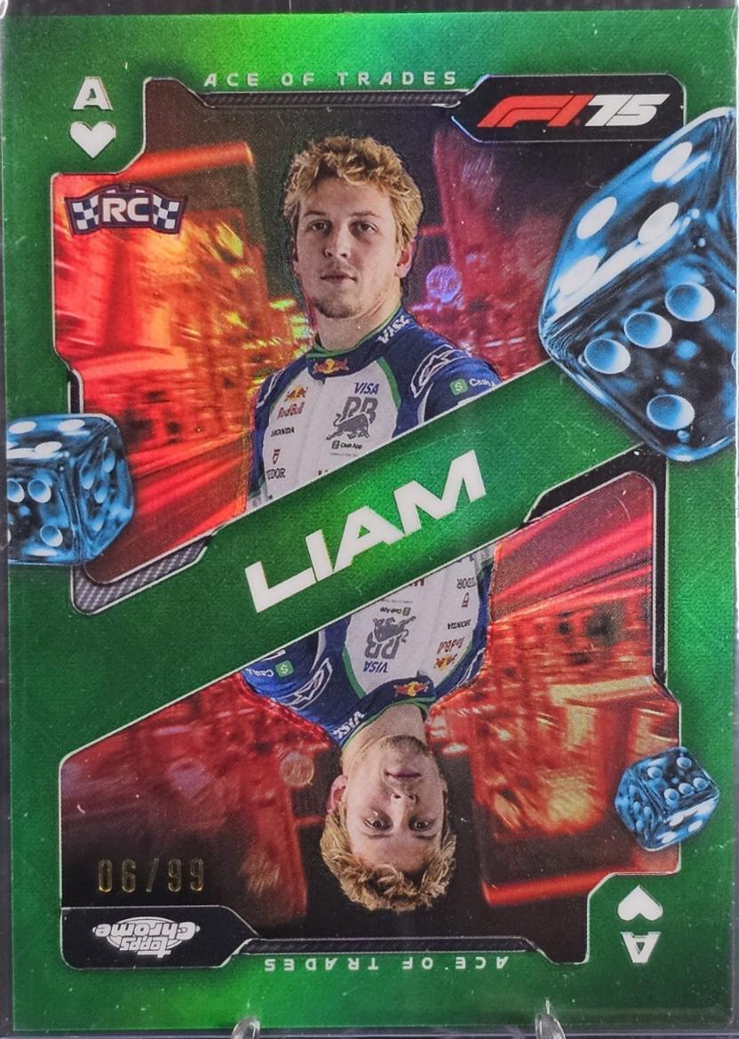 Liam Lawson [Green Refractor] #SCA-5