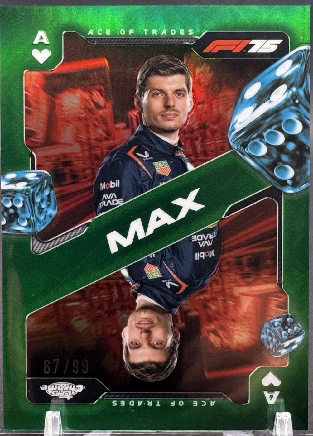 Max Verstappen [Green Refractor] #SCA-3
