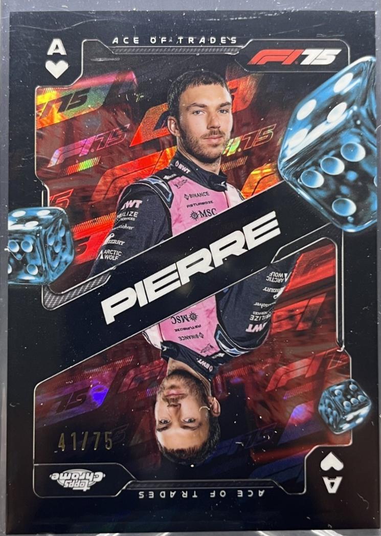 Pierre Gasly [75th Anniversary Refractor] #SCA-9