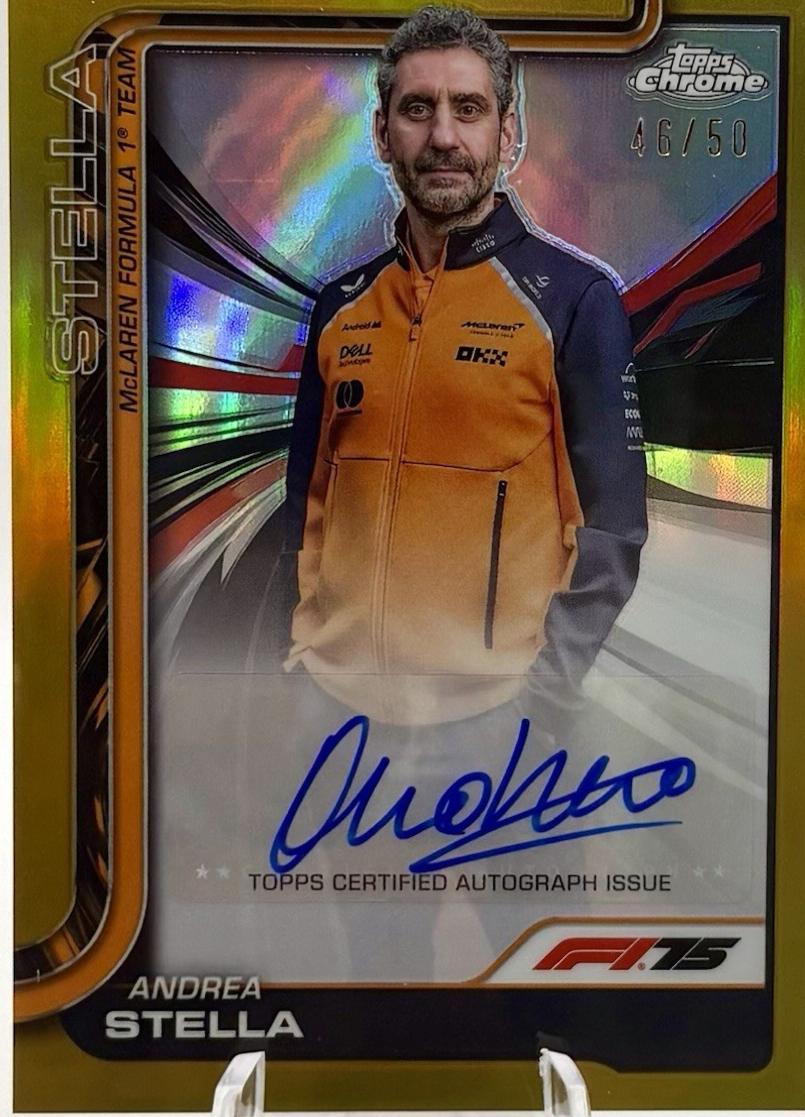 Andrea Stella [Gold Refractor] #CAC-STE