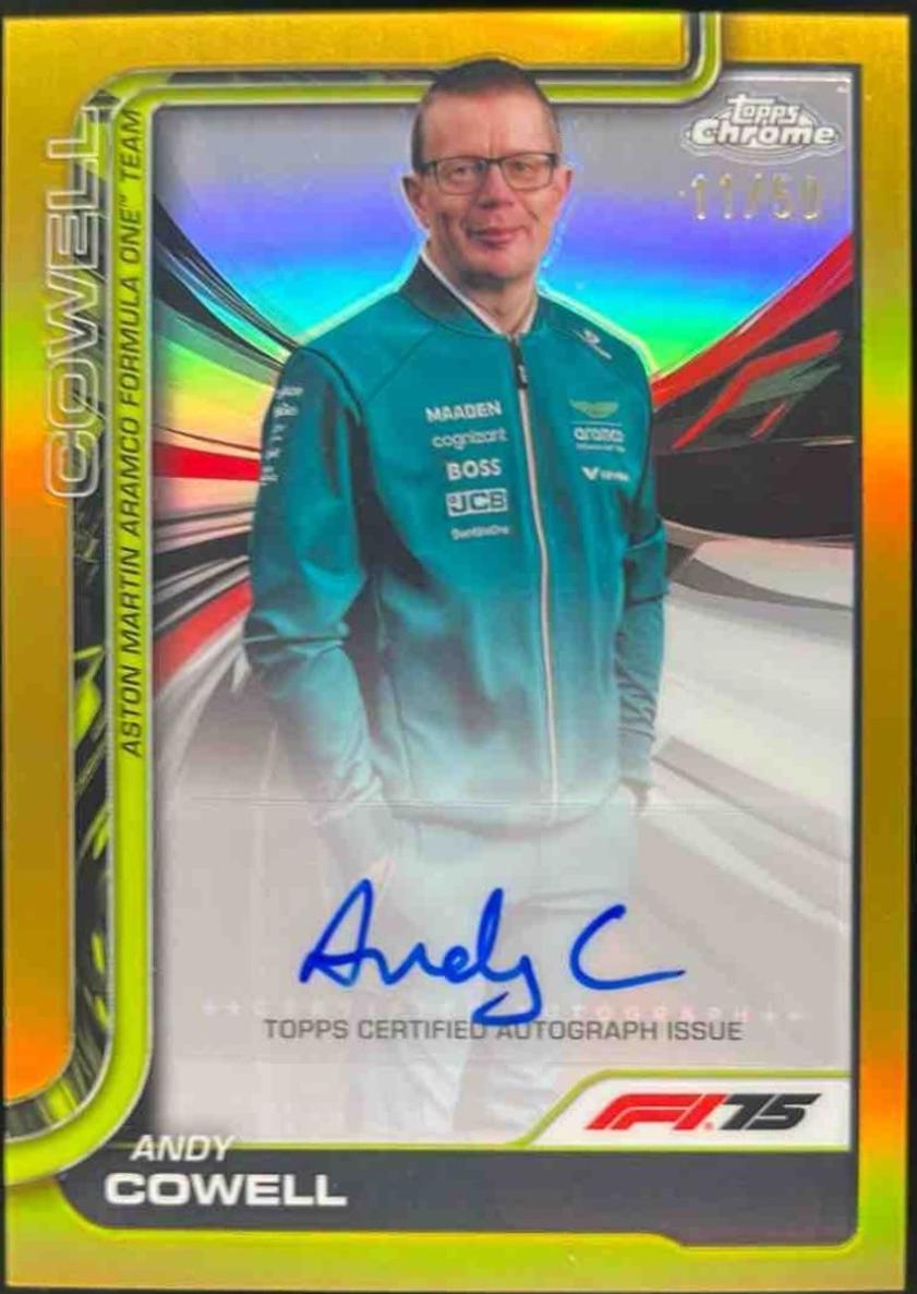 Andy Cowell [Gold Refractor] #CAC-COW