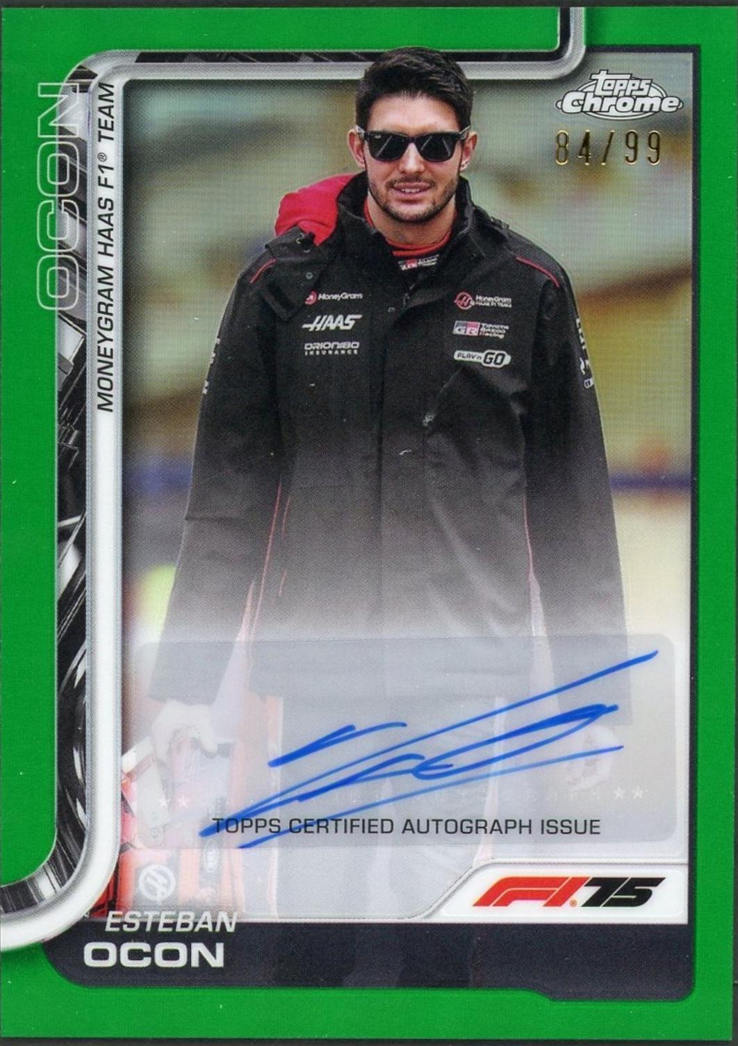 Esteban Ocon [Green Refractor] #CAC-OCO