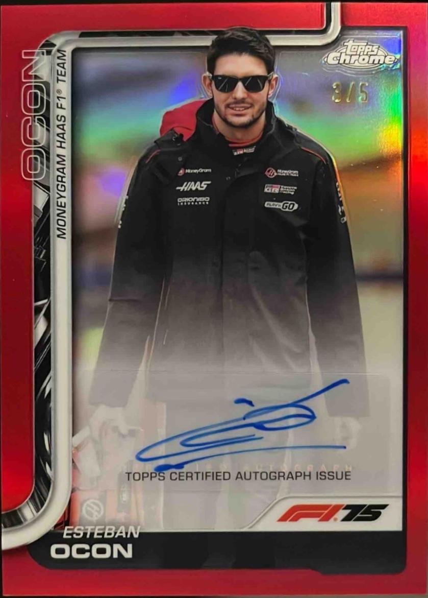 Esteban Ocon [Red Refractor] #CAC-OCO