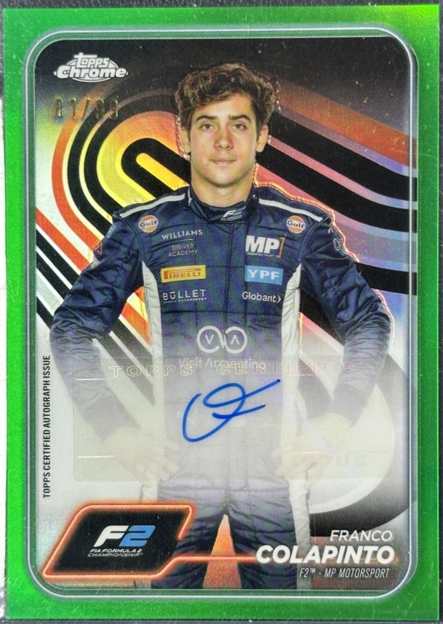 Franco Colapinto [Green Refractor] #CAC-COL