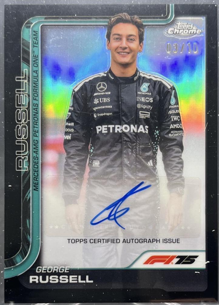 George Russell [Black Refractor] #CAC-RUS