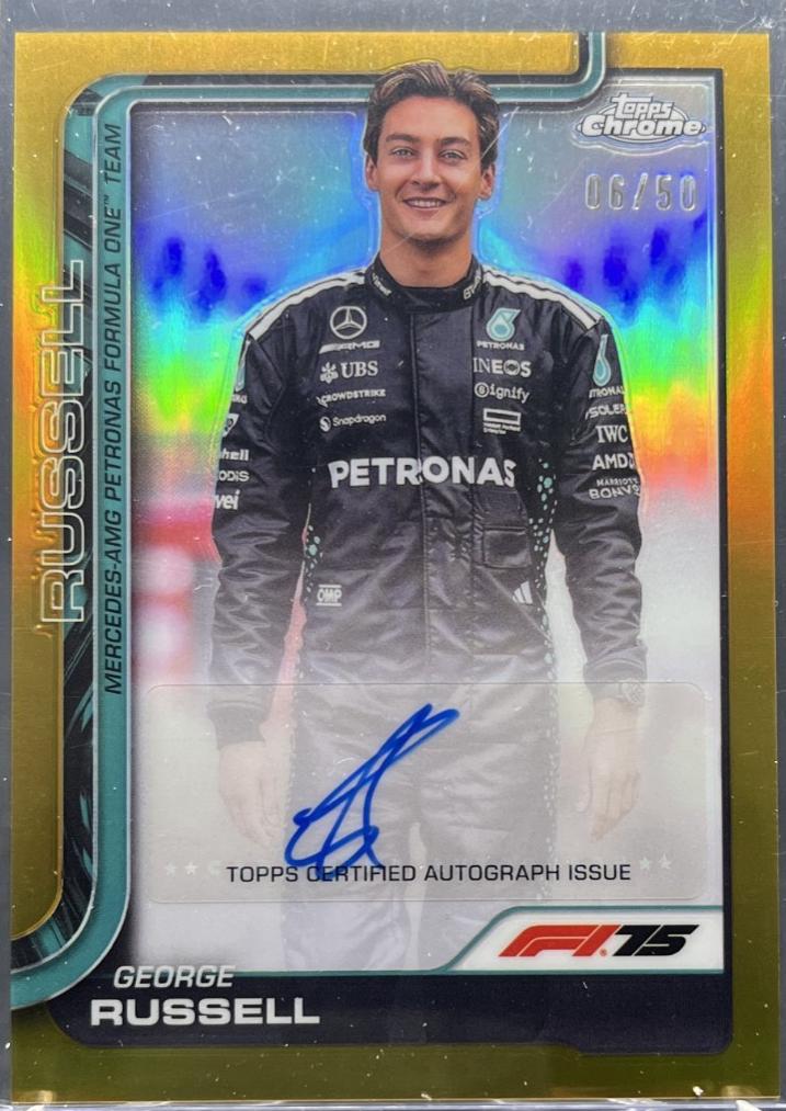 George Russell [Gold Refractor] #CAC-RUS