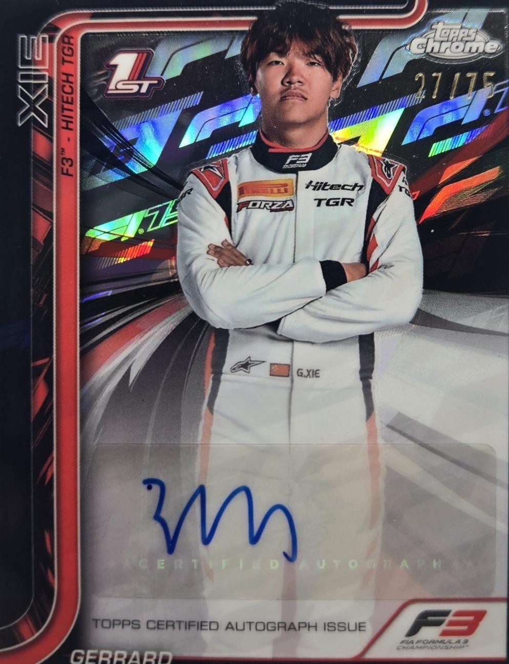 Gerrard Xie [75th Anniversary Refractor] #CAC-XIE
