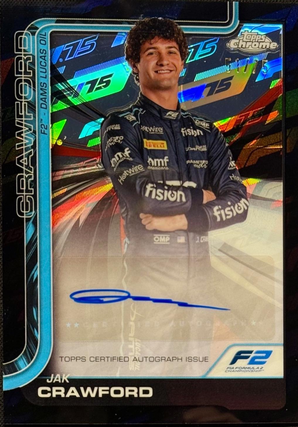 Jak Crawford [75th Anniversary Refractor] #CAC-CRA