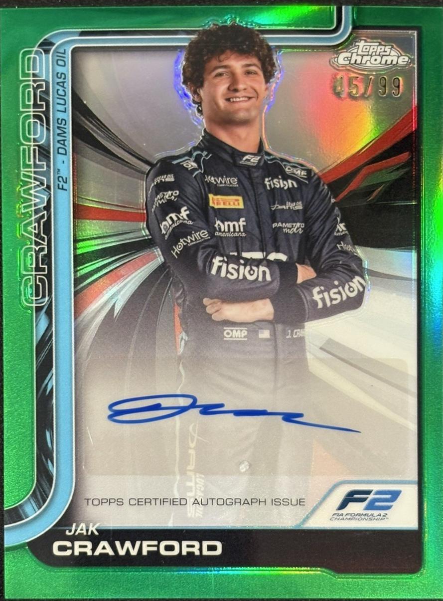 Jak Crawford [Green Refractor] #CAC-CRA