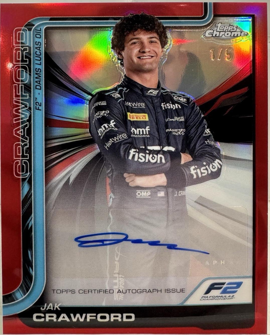 Jak Crawford [Red Refractor] #CAC-CRA
