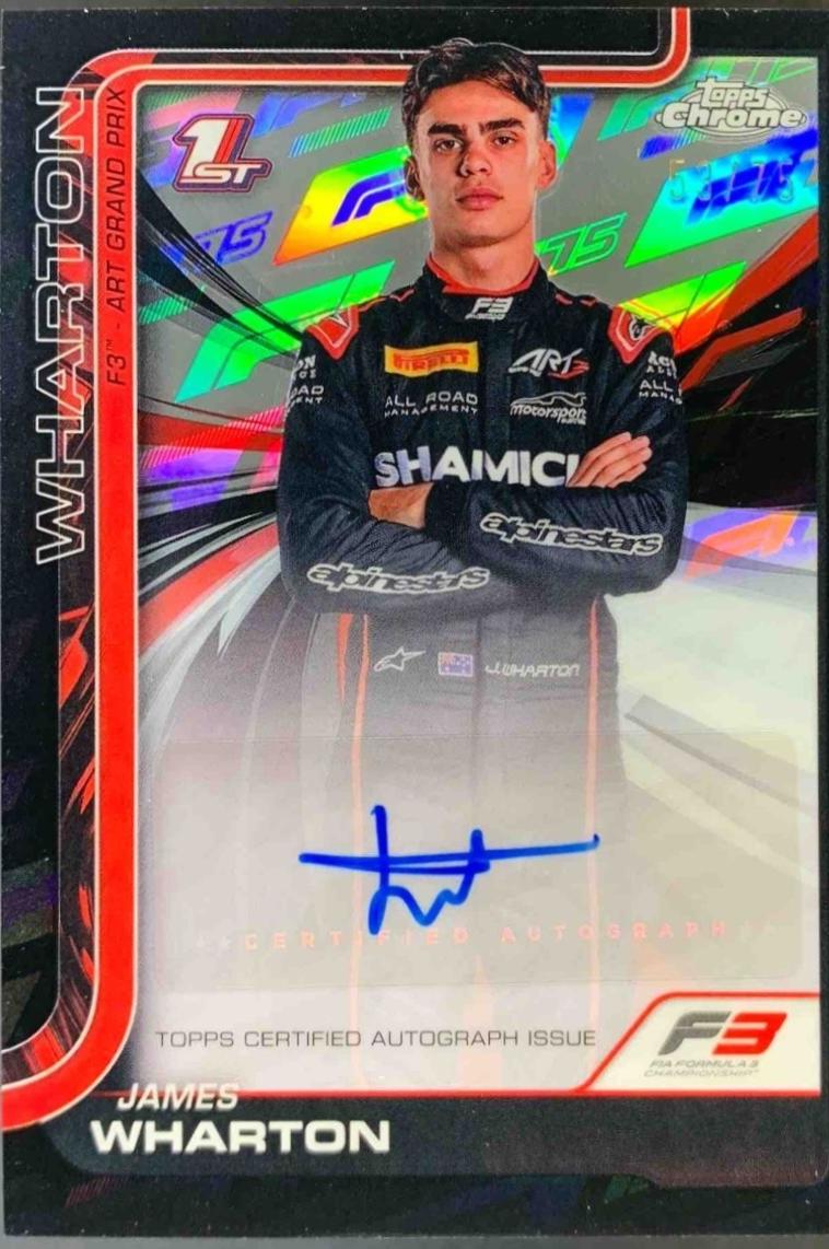 James Wharton [Black Refractor] #CAC-WHA