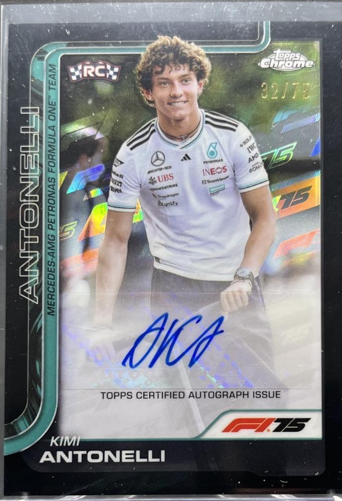 Kimi Antonelli [75th Anniversary Refractor] #CAC-ANT