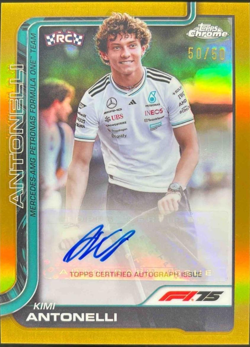 Kimi Antonelli [Gold Refractor] #CAC-ANT