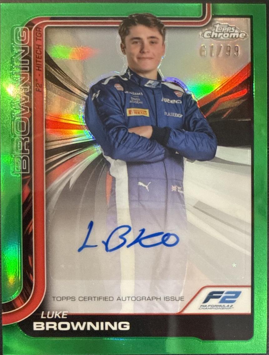 Luke Browning [Green Refractor] #CAC-BRO