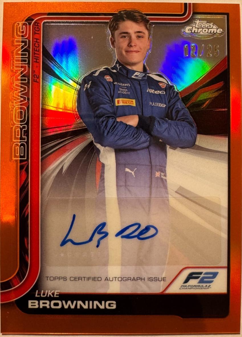 Luke Browning [Orange Refractor] #CAC-BRO