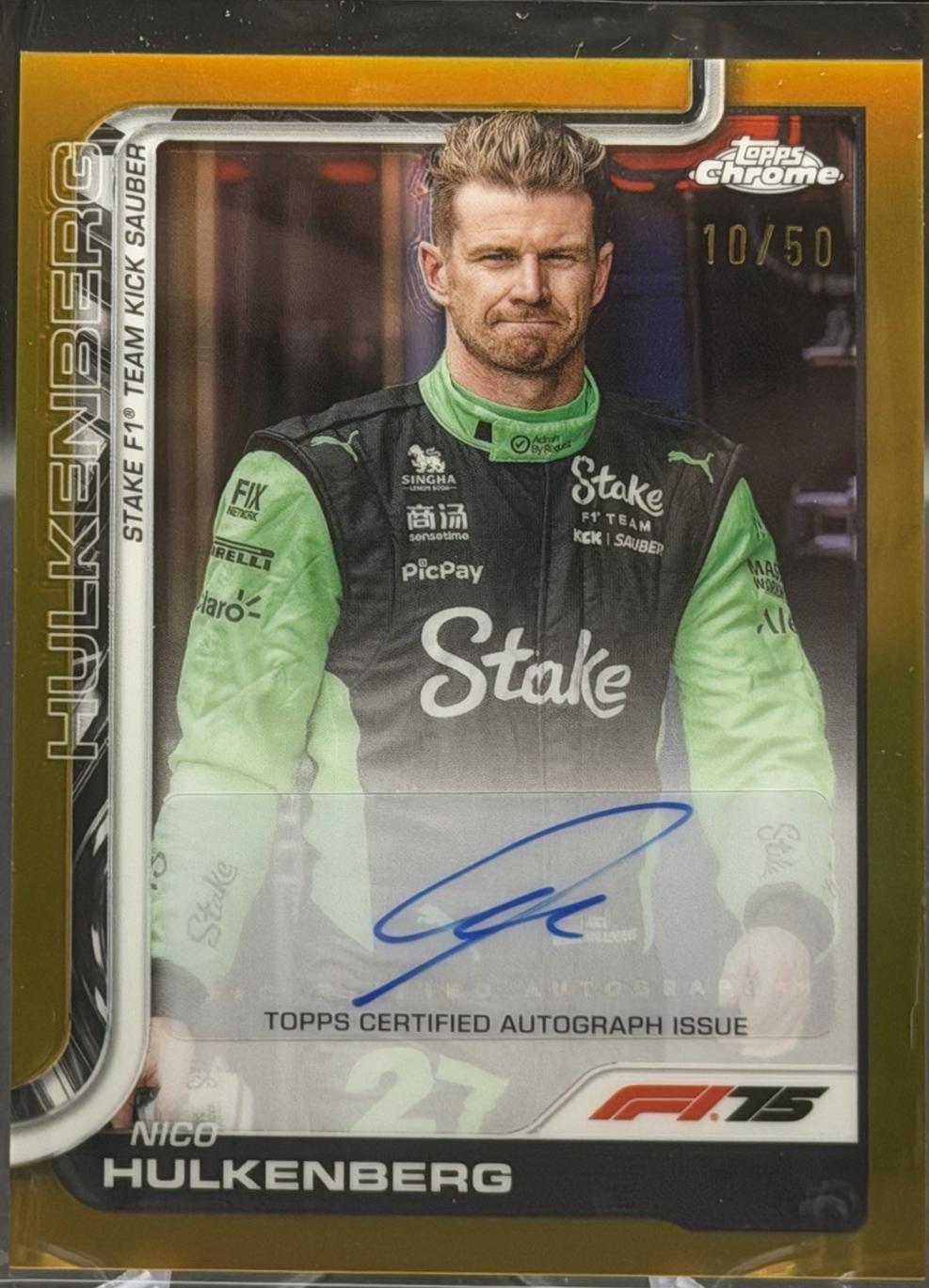 Nico Hulkenberg [Gold Refractor] #CAC-HUL