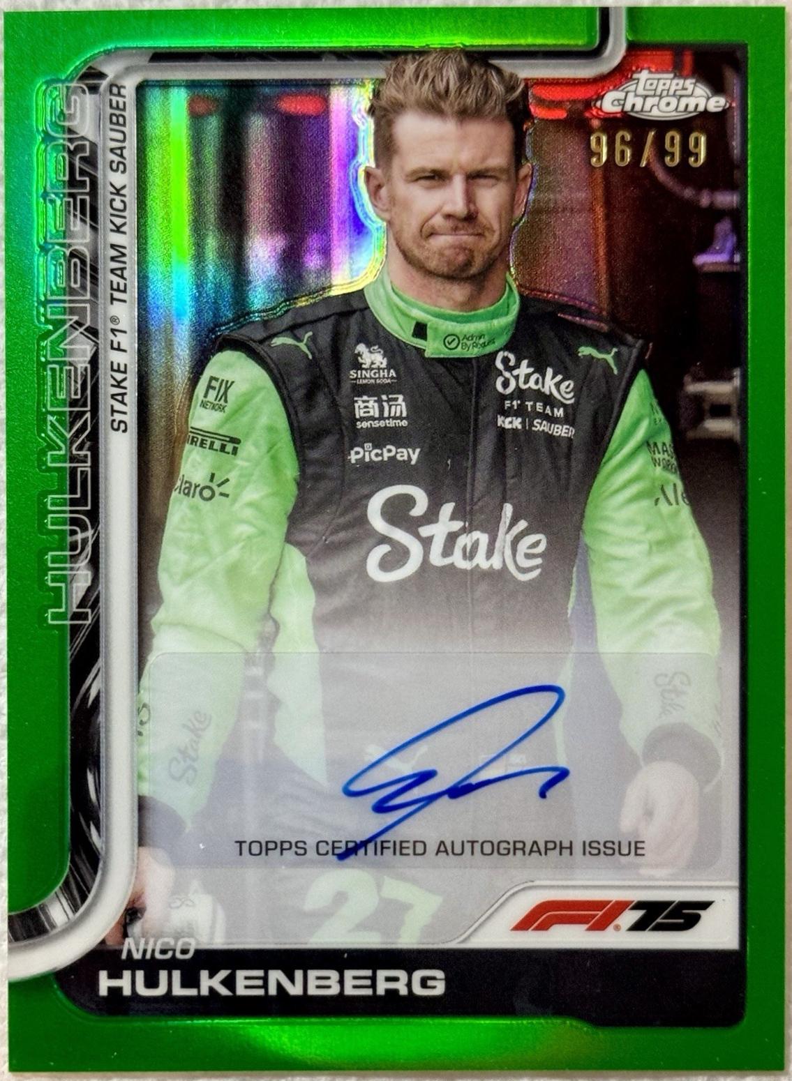 Nico Hulkenberg [Green Refractor] #CAC-HUL