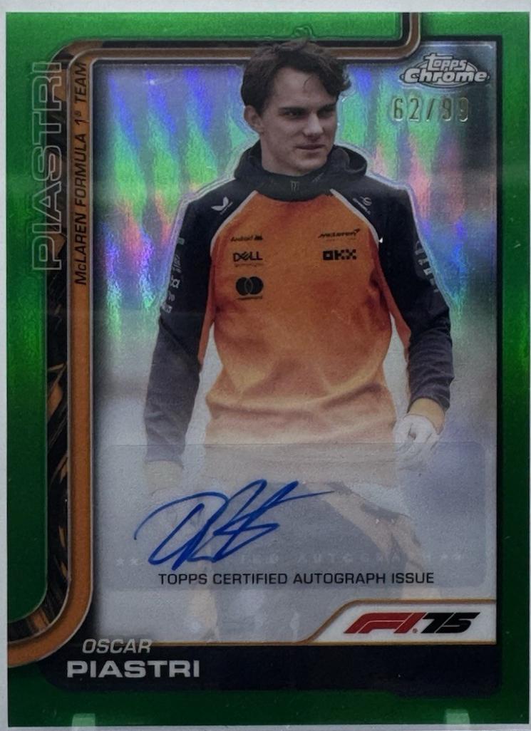Oscar Piastri [Green Refractor] #CAC-PIA
