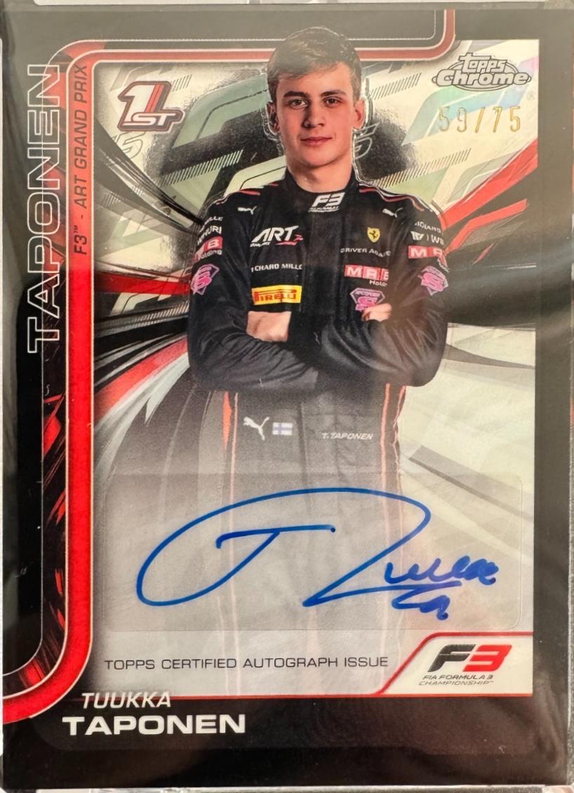 Tuukka Taponen [75th Anniversary Refractor] #CAC-TAP