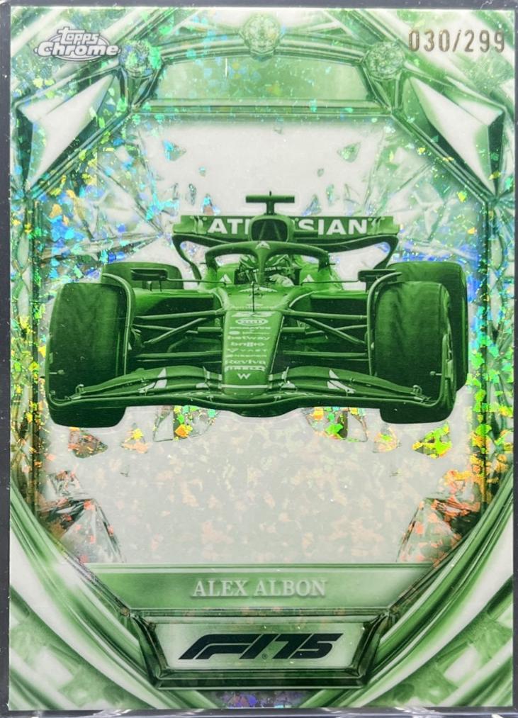 Alex Albon [Night Vision Mini-Diamond Refractor] #D75-37