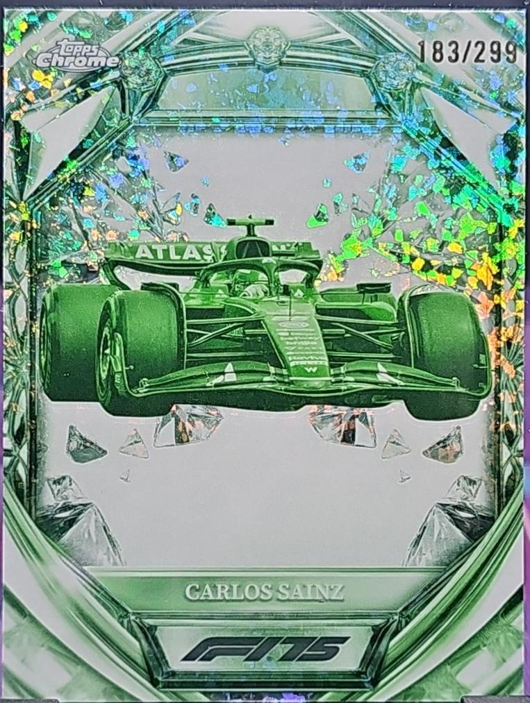 Carlos Sainz [Night Vision Mini-Diamond Refractor] #D75-38