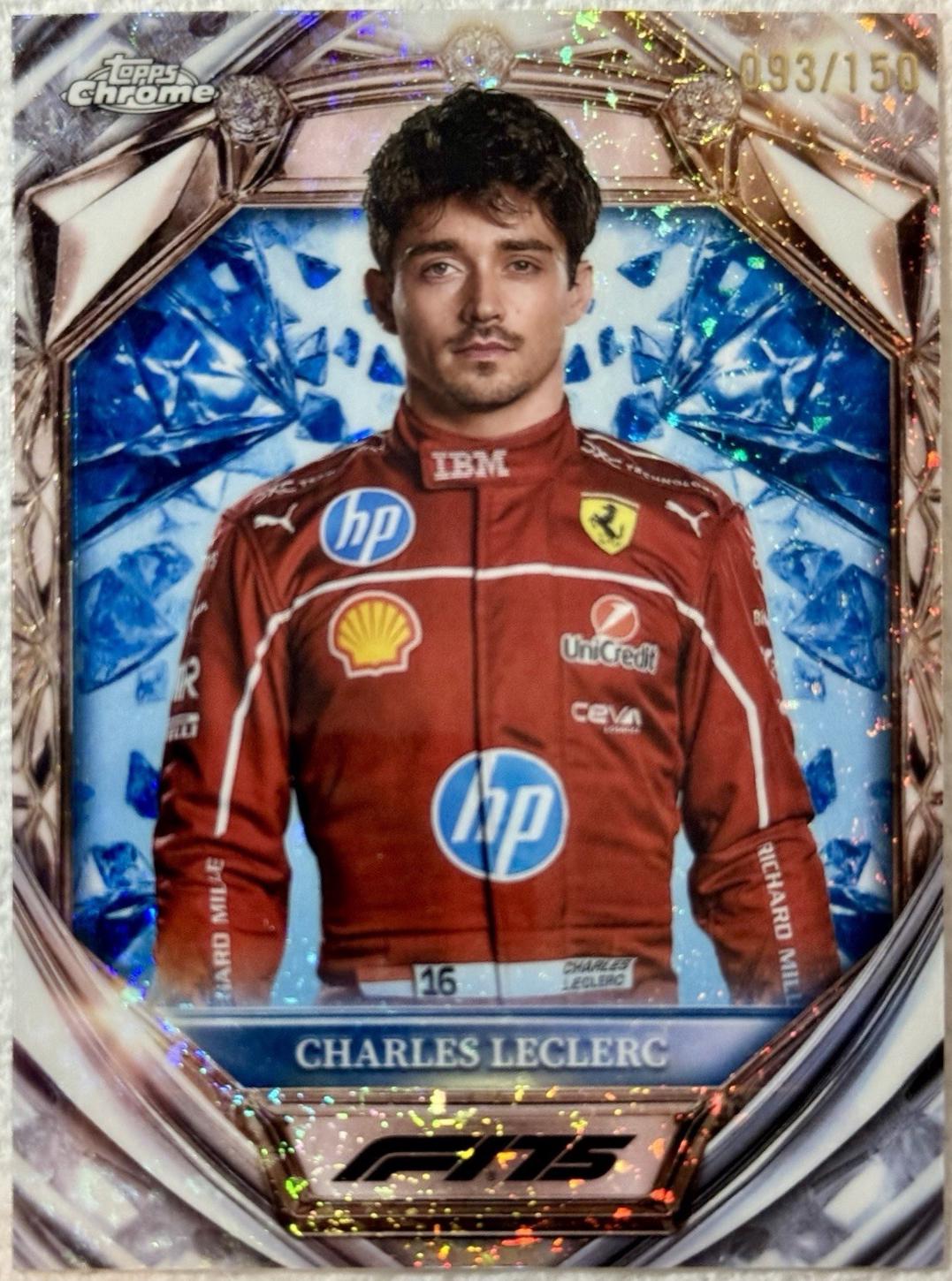 Charles Leclerc [Blue Mini-Diamond Refractor] #D75-3