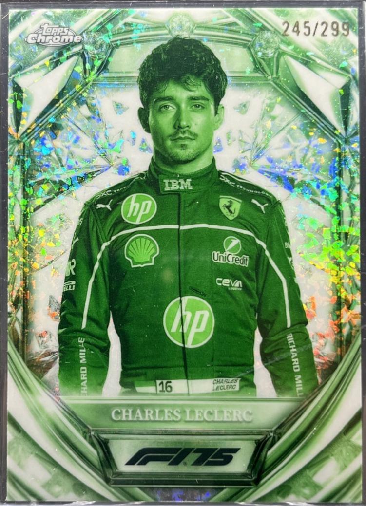 Charles Leclerc [Night Vision Mini-Diamond Refractor] #D75-3
