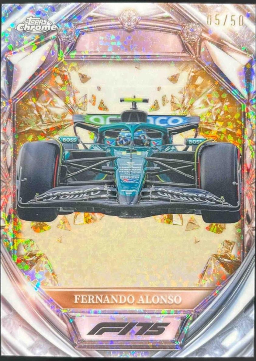 Fernando Alonso [Gold Mini-Diamond Refractor] #D75-29
