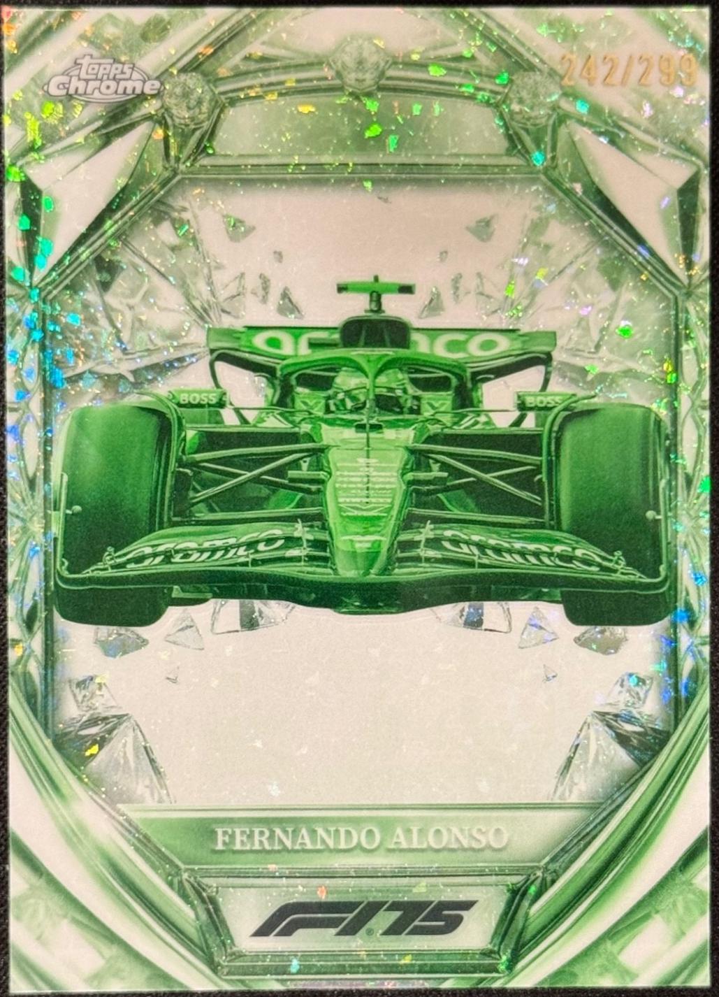 Fernando Alonso [Night Vision Mini-Diamond Refractor] #D75-29