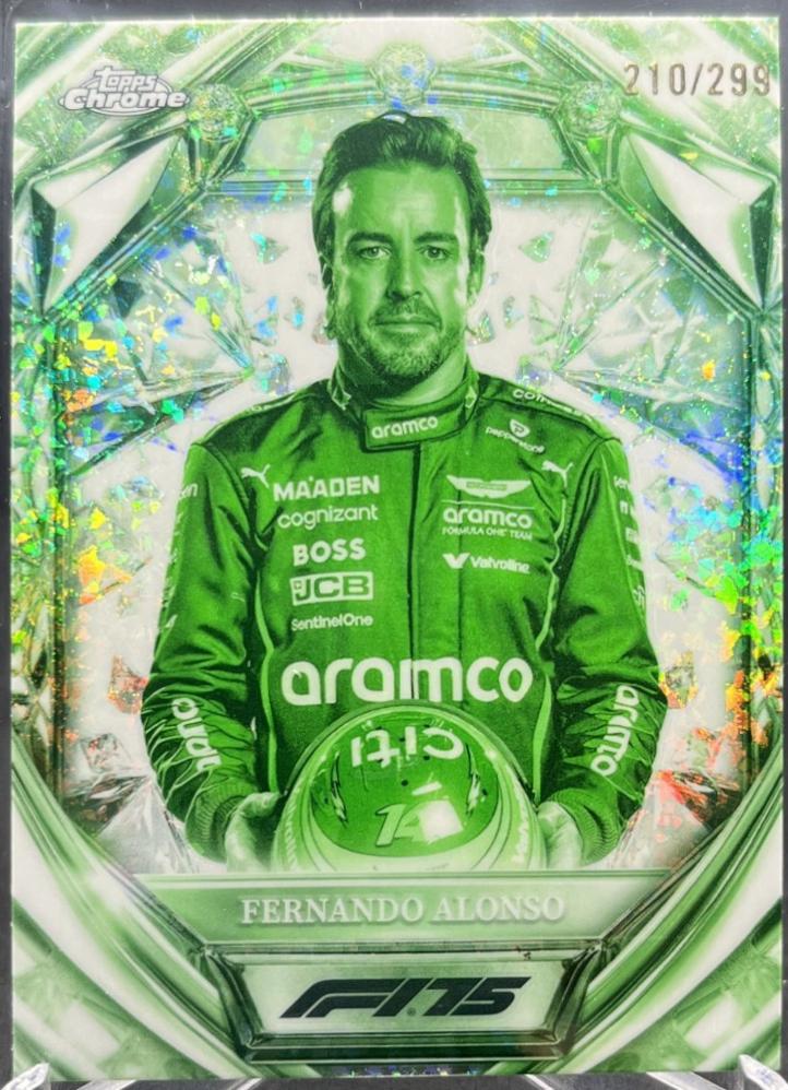 Fernando Alonso [Night Vision Mini-Diamond Refractor] #D75-9