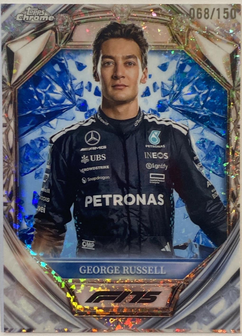George Russell [Blue Mini-Diamond Refractor] #D75-27